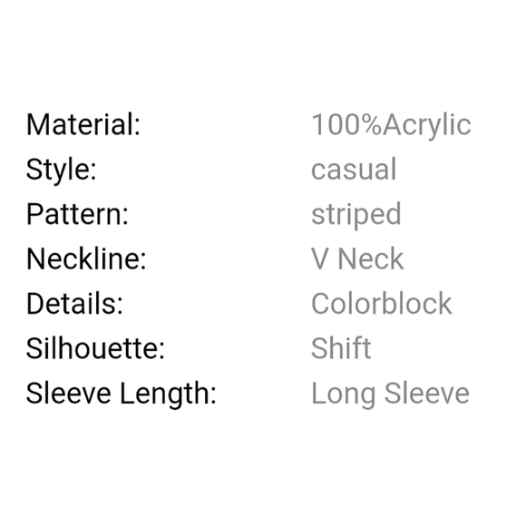 . Shop Hope’s Rainbow/Colorful Ivory Long Open Cardigan - Picture 9 of 11